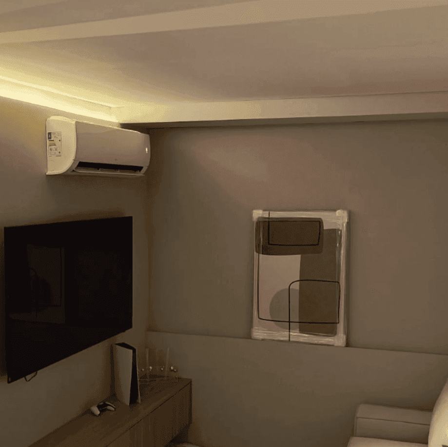 Projeto de climatização residencial com acabamento profissional da S4R Projeto de climatização residencial com acabamento profissional da S4R