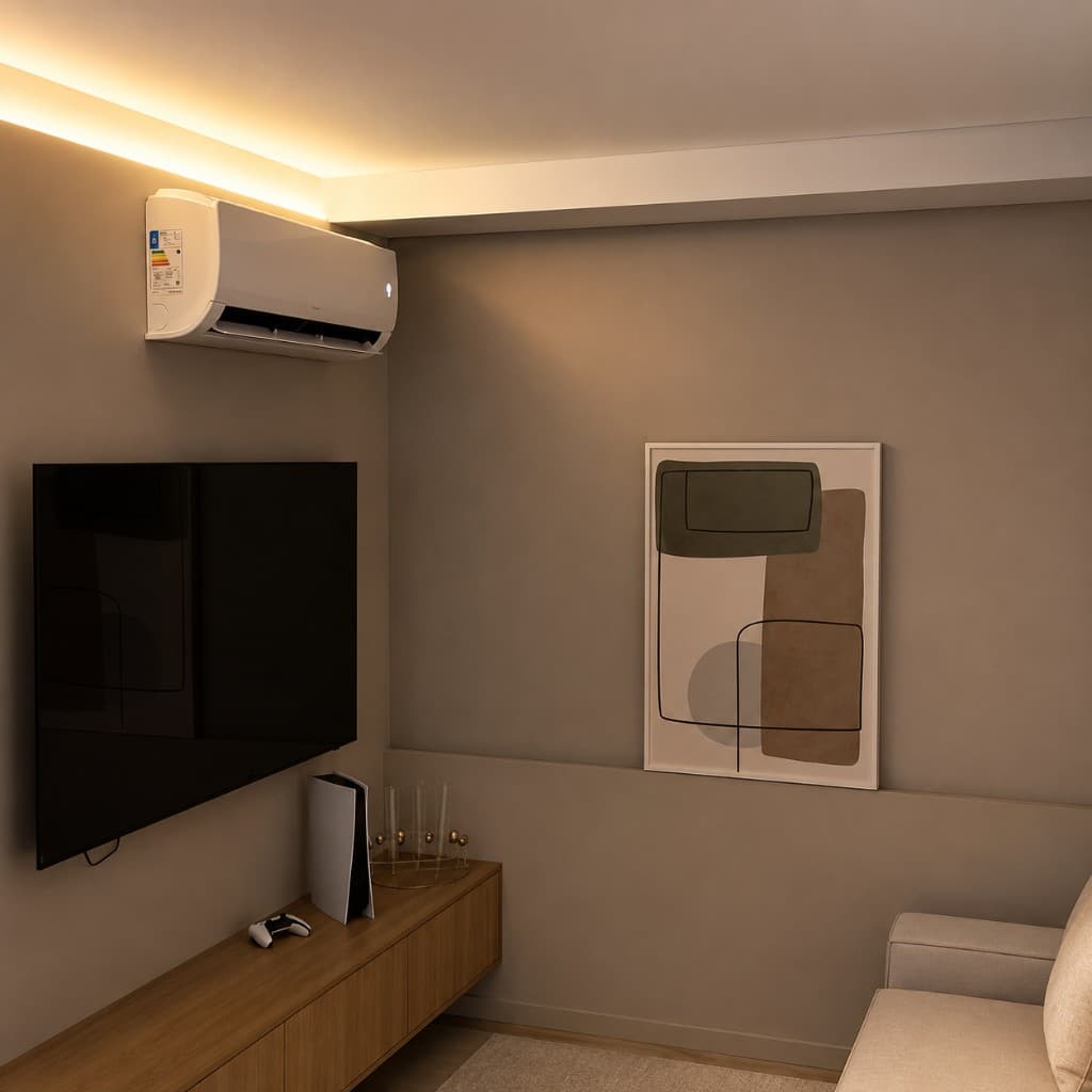 Climatização de Sala Moderna